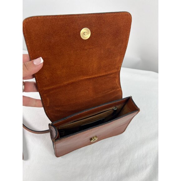 Patricia Nash Tropical Leather Crossbody Clutch Purse - Picture 9 of 12